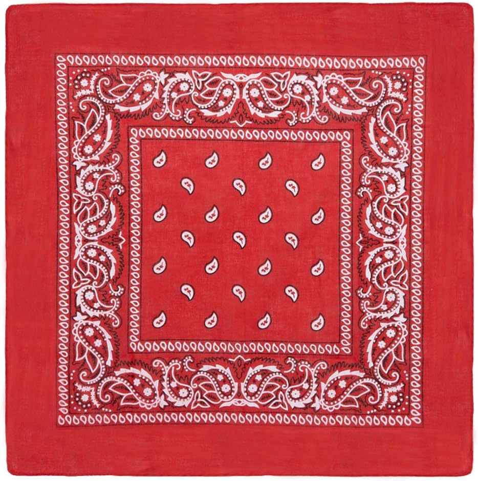 Set of 3 Paisley Bandanas, 57 x 57 cm