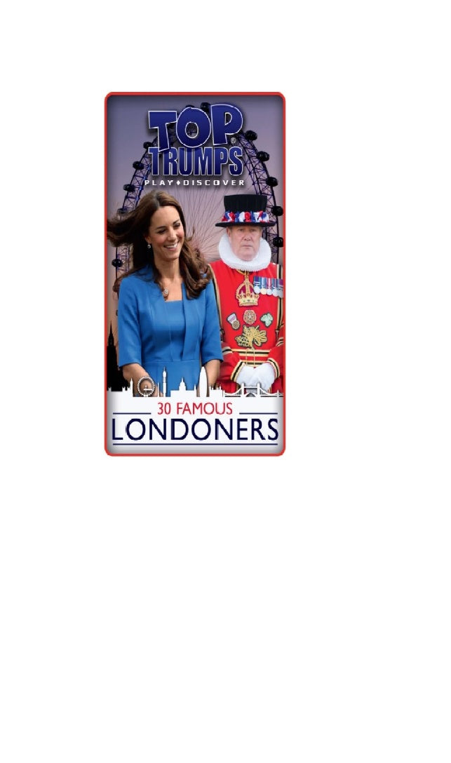 London Top Trumps Collector's Tin Card Game