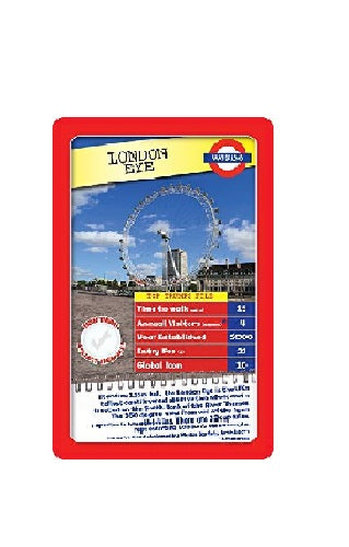London Top Trumps Collector's Tin Card Game