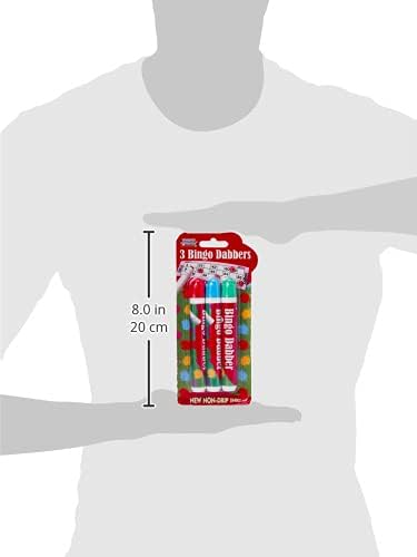 Games Bingo Dabber (Pack of 3), 19.6 x 9.1 x 1.7 cm