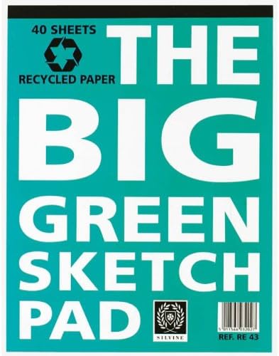 The Big Green Recycled Sketch Pad 40 Sheet