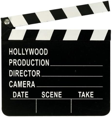 Directors Hollywood Party Decoration Clapperboard