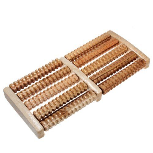 Wooden Foot Feet Roller Wood Care Massage