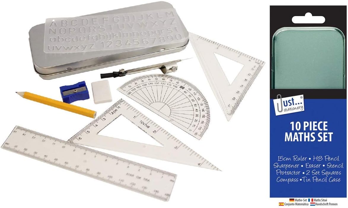 10 piece Geometry Math Set