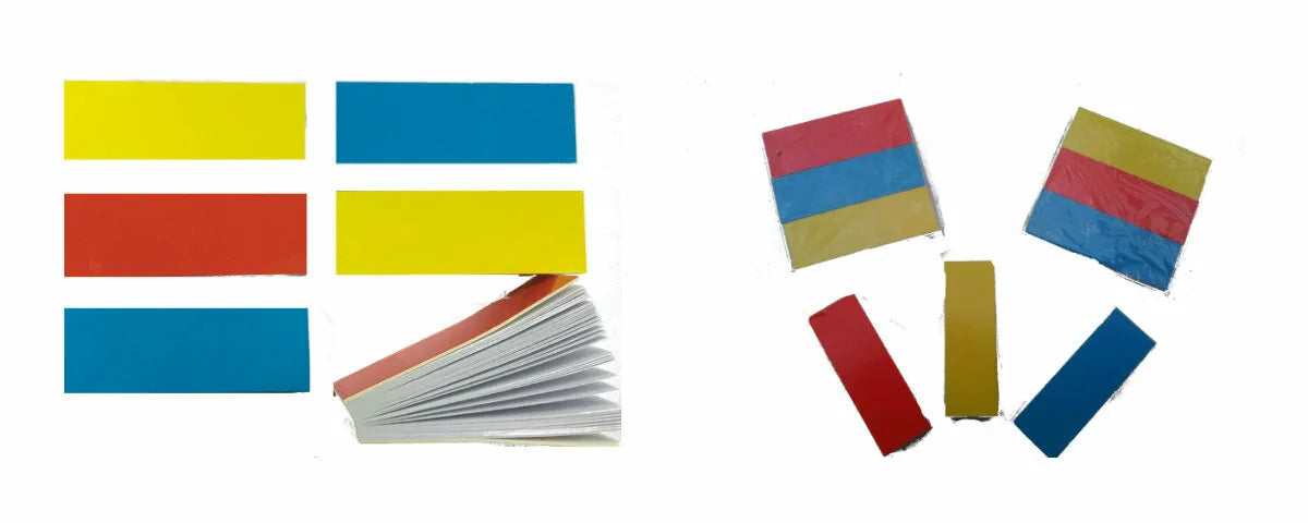 4 PACKS OF 3 = 12 BOOKLET MULTI COLOUR 600 ROACH TIPS FILTER MULTI BOOKS