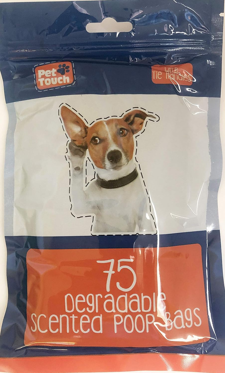 Pet Touch 75 Degradable Scented Poop Bags With Handles