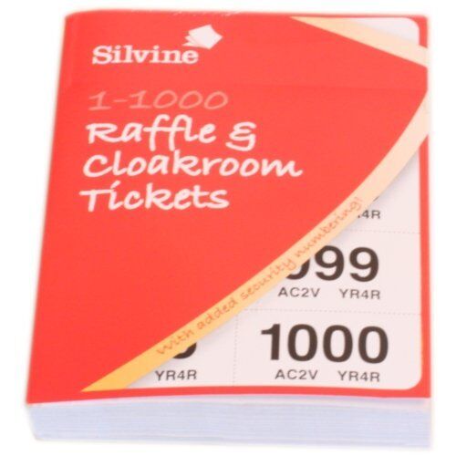 1-1000 Raffle and Cloakroom Tickets