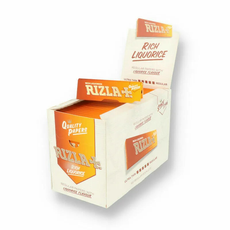 Rizla Liquorice REGULAR SIZE Rolling Cigarette Smoking Papers