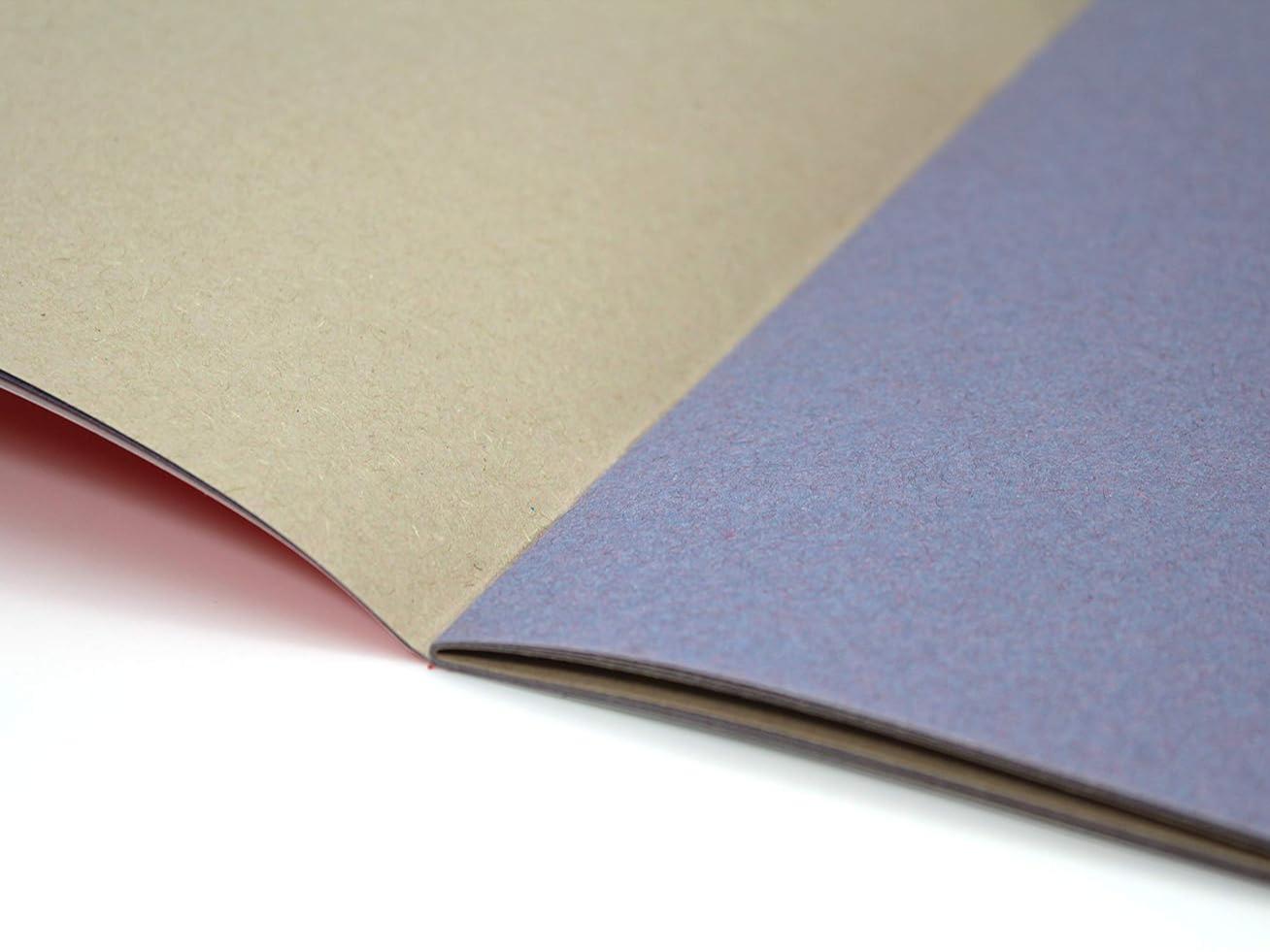A4+ Classic Scrapbook. 24 Pages of 120gsm Blue/Grey Sugar Paper (377 x 251mm)