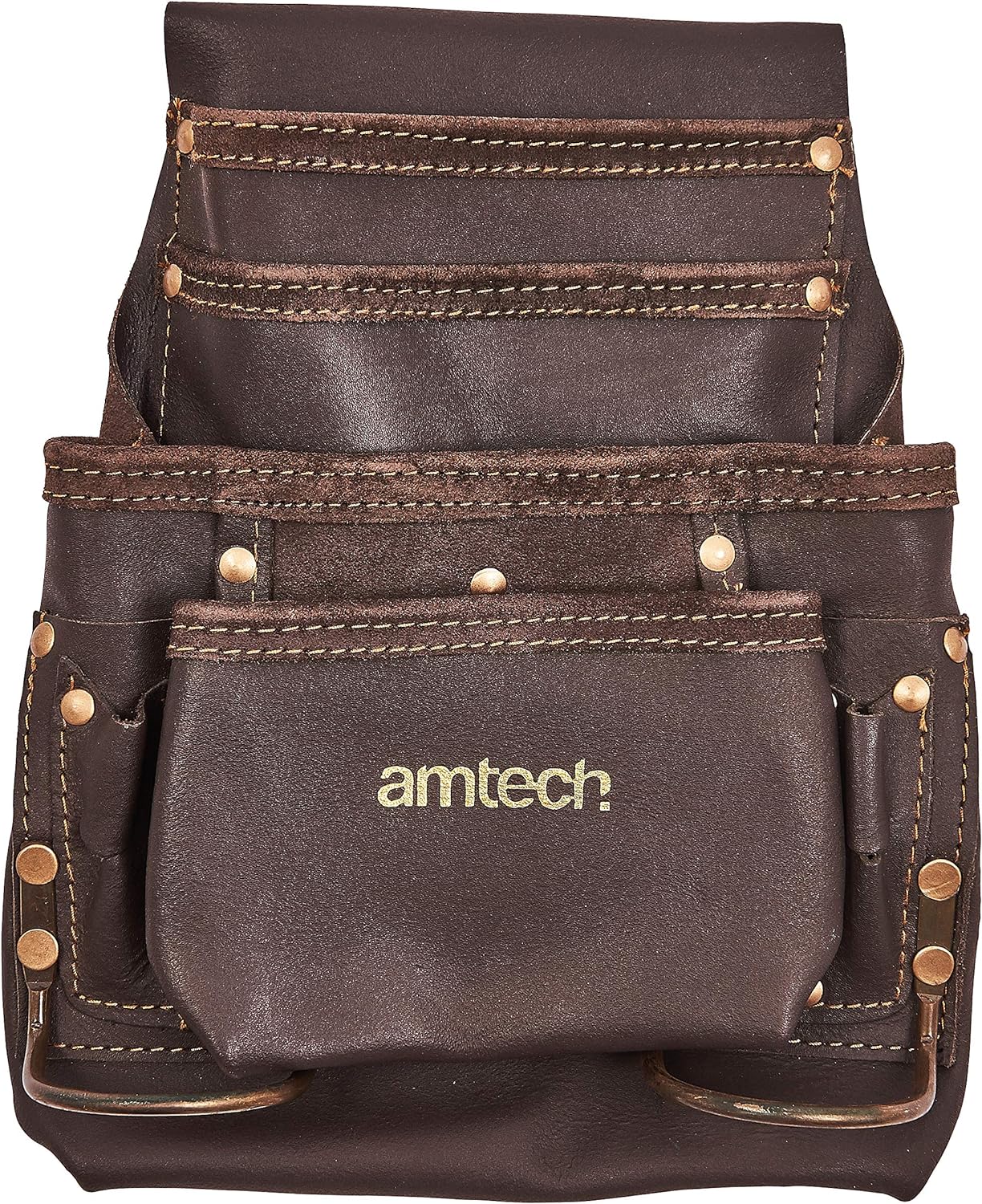 Amtech N0860 4 Pocket Heavy Duty Leather Tool Belt