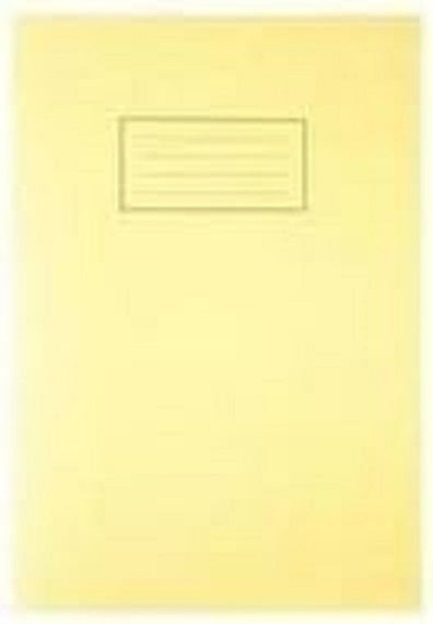 Exercise Book Ruled and Margin 80 Pages A4 Yellow Ref EX109 [Pack of 3]