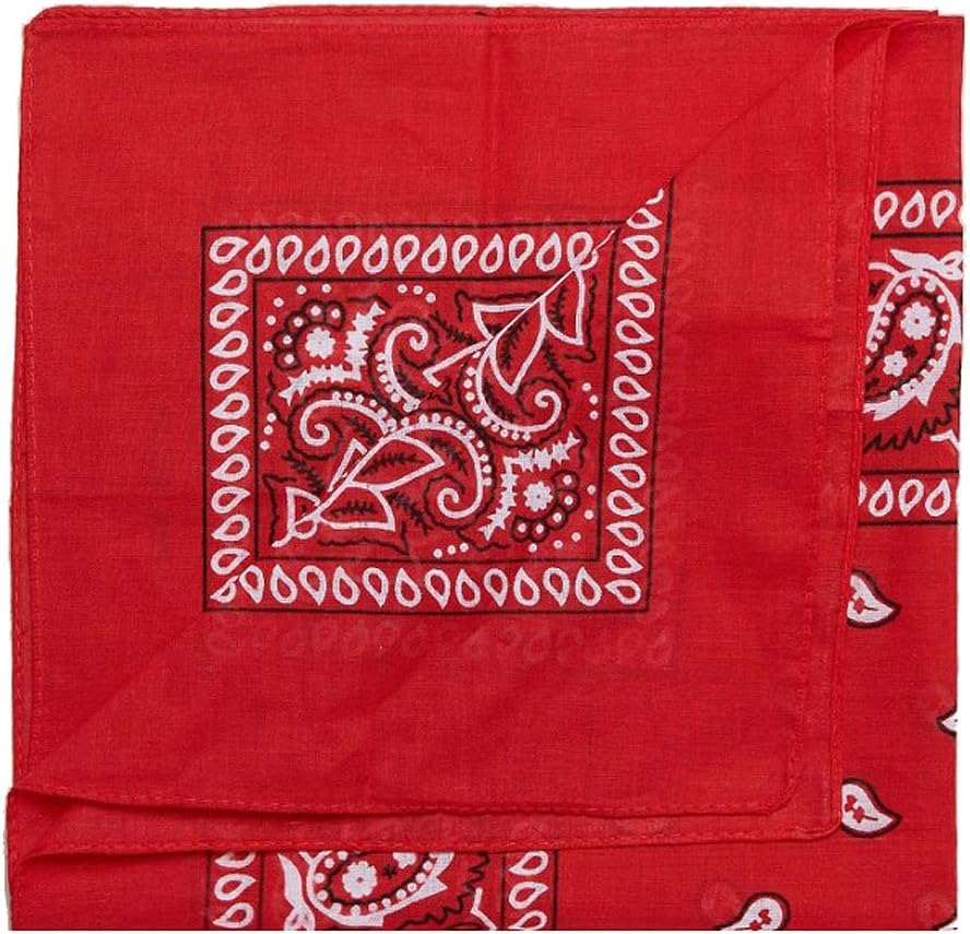 Set of 3 Paisley Bandanas, 57 x 57 cm