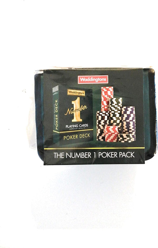 Travel Poker Set Waddingtons Number 1 Gift Set