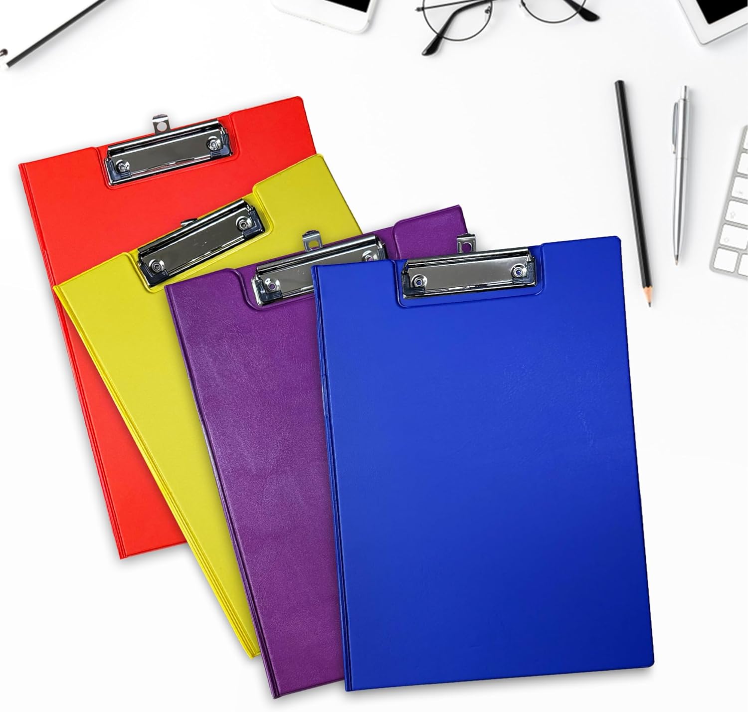 A4 PVC Foldover Clipboard