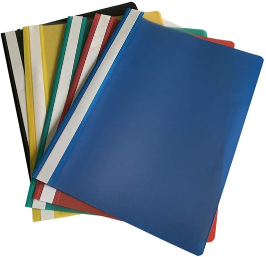 Pack of 60 Assorted Colour A4 Project Folders