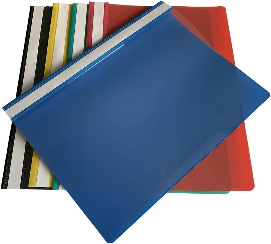 Pack of 60 Assorted Colour A4 Project Folders