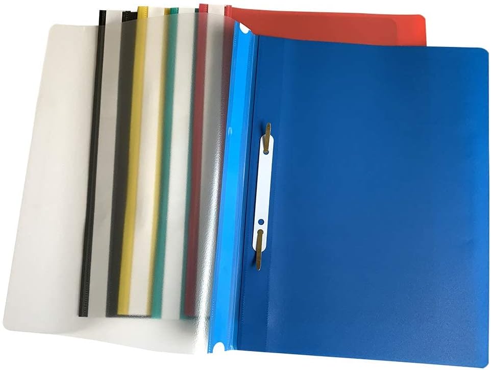 Pack of 60 Assorted Colour A4 Project Folders