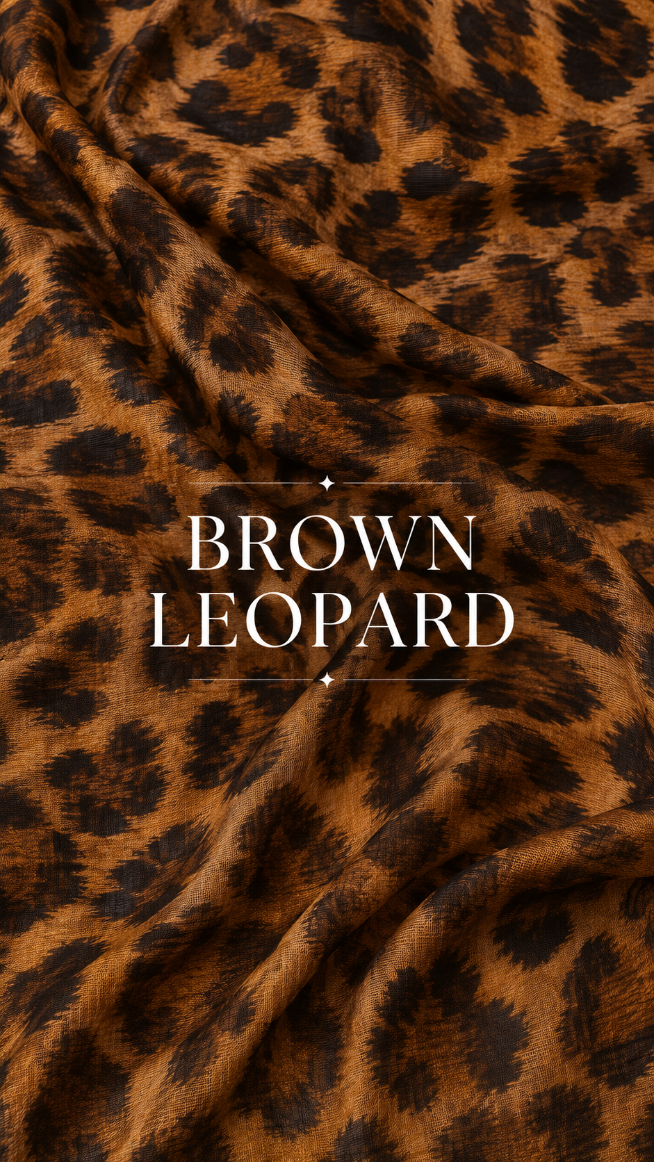 Premium Leopard Print Scarf