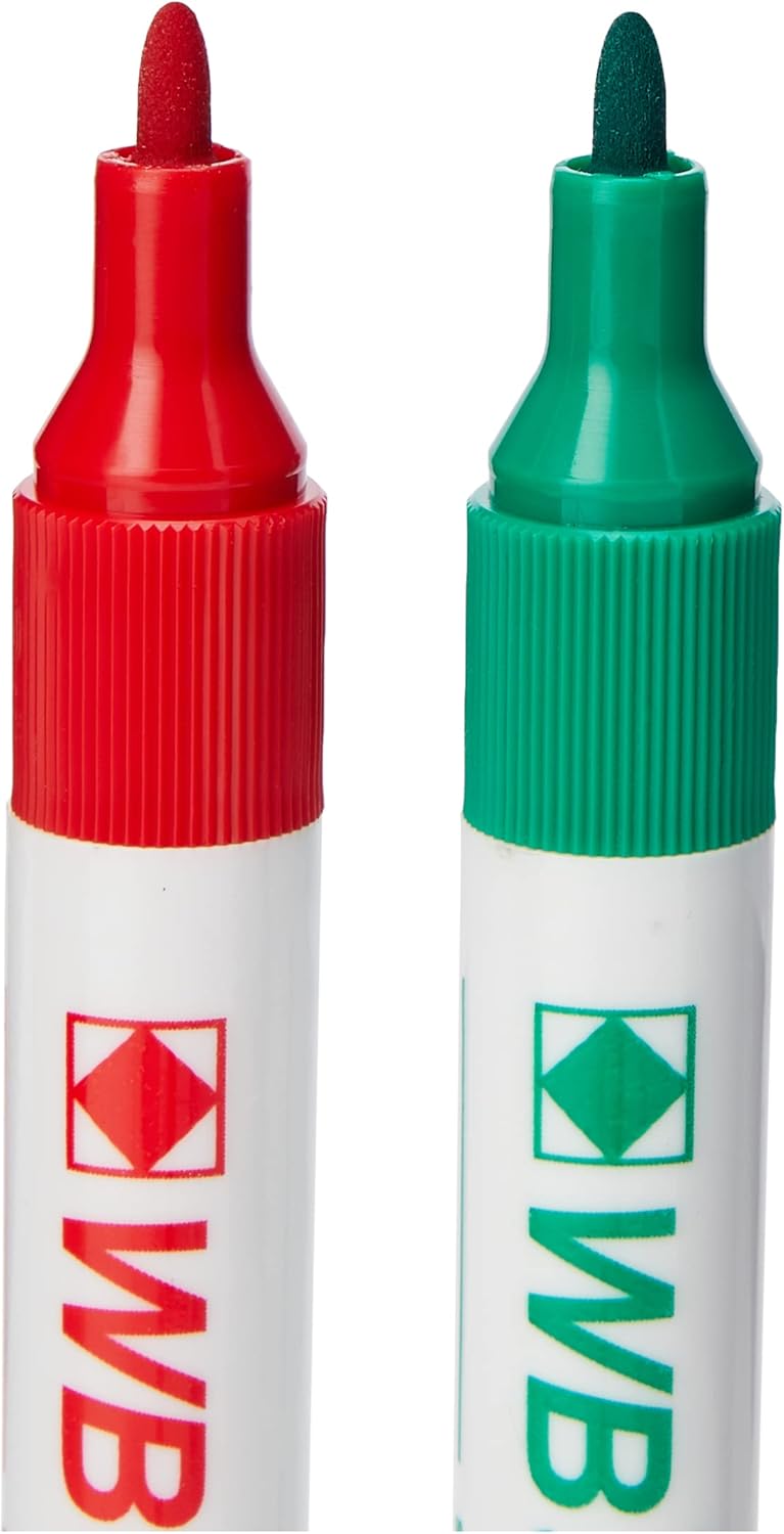 WB SL Dry Wipe Marker with Fine Bullet Tip -  Assorted (Pack of 4)