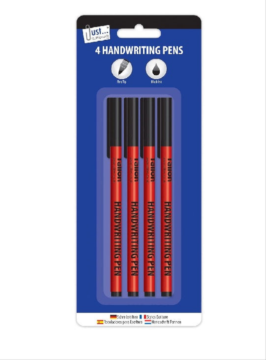Handwriting Pen (Pack of 4)