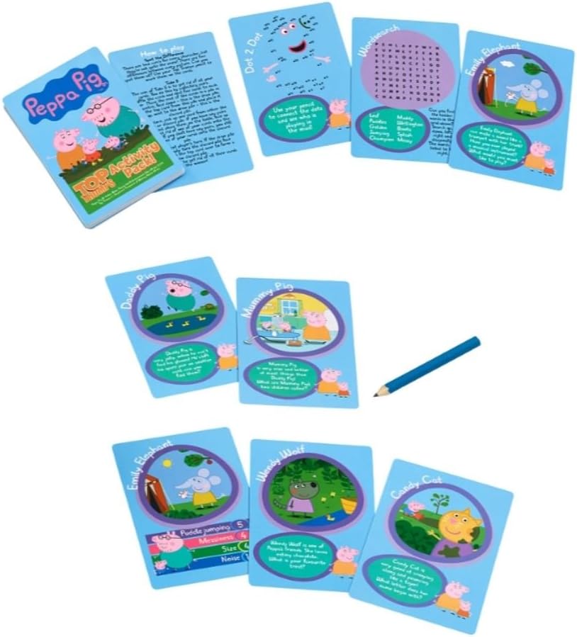 Peppa Pig Top Trumps Activity Tin Game