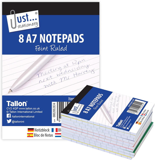 2x A7 Notepad (Pack of 8)