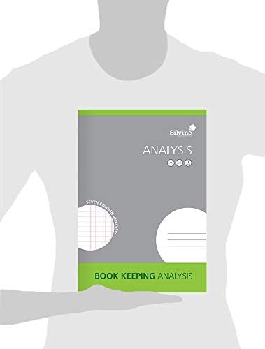A4 Book Keeping Analysis, 32 Pages Printed 'Analysis' 7 Columns - Ref SJA4A-P [Pack of 6]