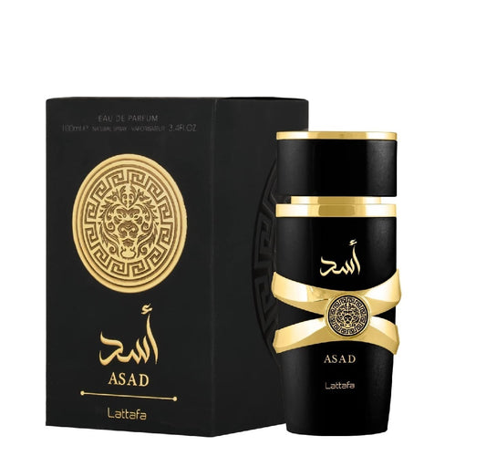 Lattafa Asad Premium Perfume Refreshing Oud and Musk Fragrances Eau De Parfum 100 ml Perfume