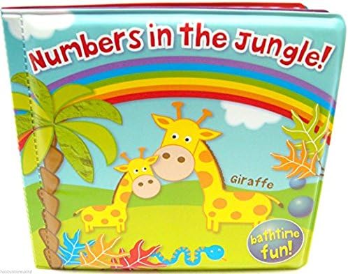Set of 4 Baby Bath Books | First Words ABC Letters & Numbers