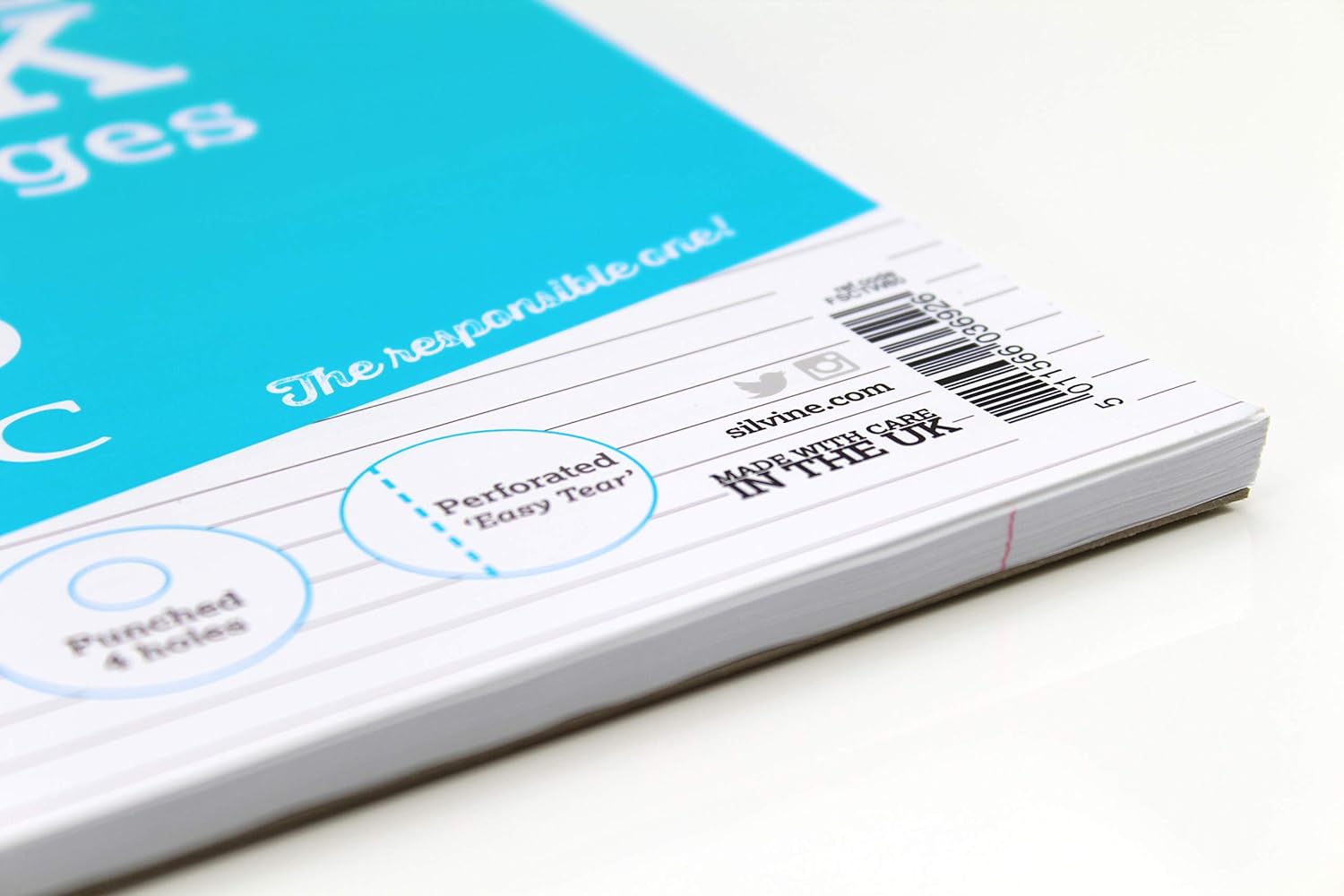 A4 Everyday FSC Twin Wire Notebook - Lined with Margin, 160 Pages of FSC Certified Paper. Ref FSCTW80 [Pack of 5]