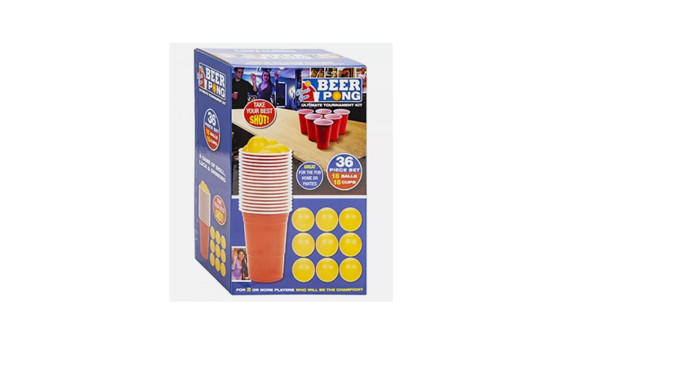 36 Piece Beer Pong Set