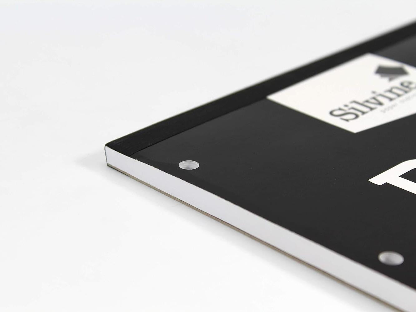 2x Silvine 160 Page A4 Refill Pad, Head Bound and Punched 4 Holes.