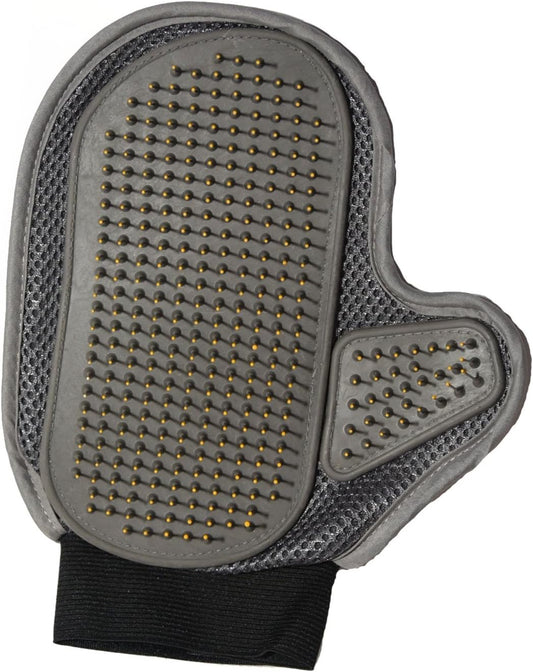Coat Care Glove With Wire Bristles for Dog or Cat