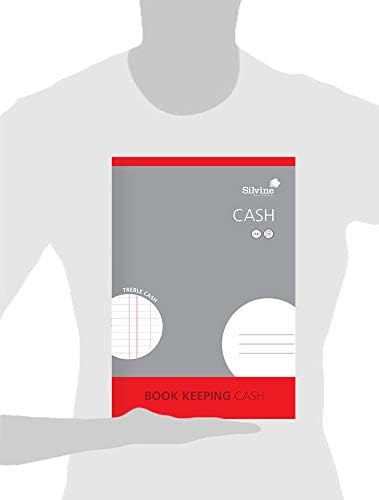 A4 Book Keeping Cash, 32 Pages Printed 'Treble Cash' - Ref SJA4C-P [Pack of 6]