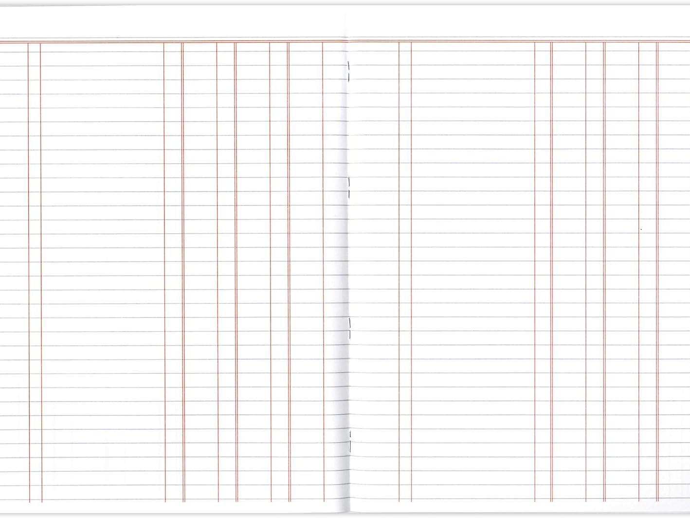 A4 Book Keeping Cash, 32 Pages Printed 'Treble Cash' - Ref SJA4C-P [Pack of 6]