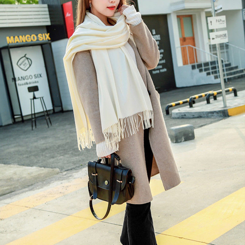 Cashmere Long Pashmina Shawl Wrap Scarf