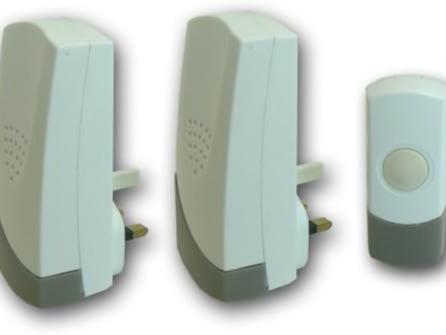 Europasonic Plug in Cordless Door Chime (Pack of 2)