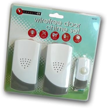 Europasonic Plug in Cordless Door Chime (Pack of 2)