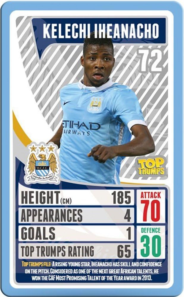 Top Trumps - Manchester City FC 2015/16