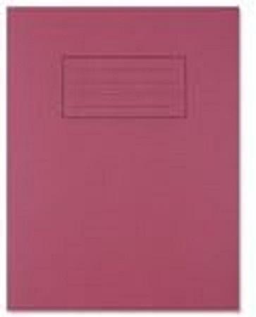 EX101-9x7 Exercise Book Ruled Red PK10