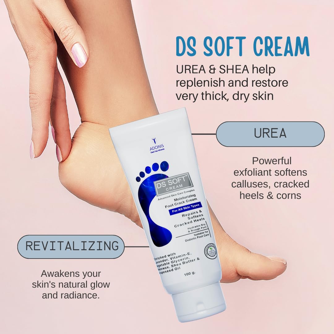 Adonis SOFT Cracked Heel Repair Cream for Soothing & Healing Cracked Heel | 100g