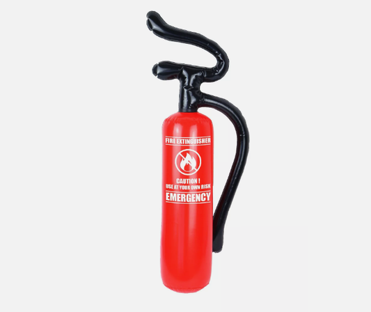 INFLATABLE FIRE EXTINGUISHER Fireman Costume Fancy Dress Accessory