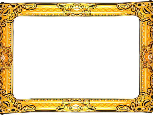 Inflatable Photo Frame with Gold Additive 60 x 80 cm