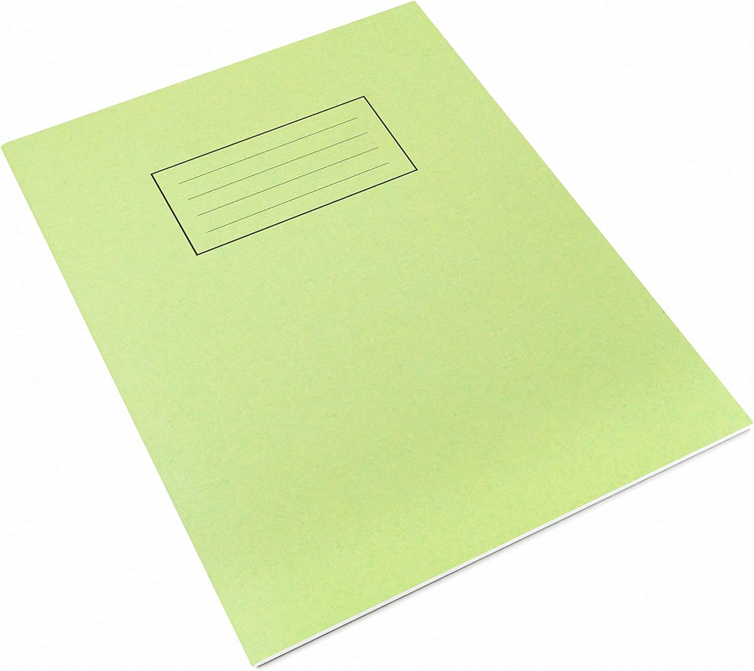 Exercise Book Ruled 229x178mm Green (Pack of 10)