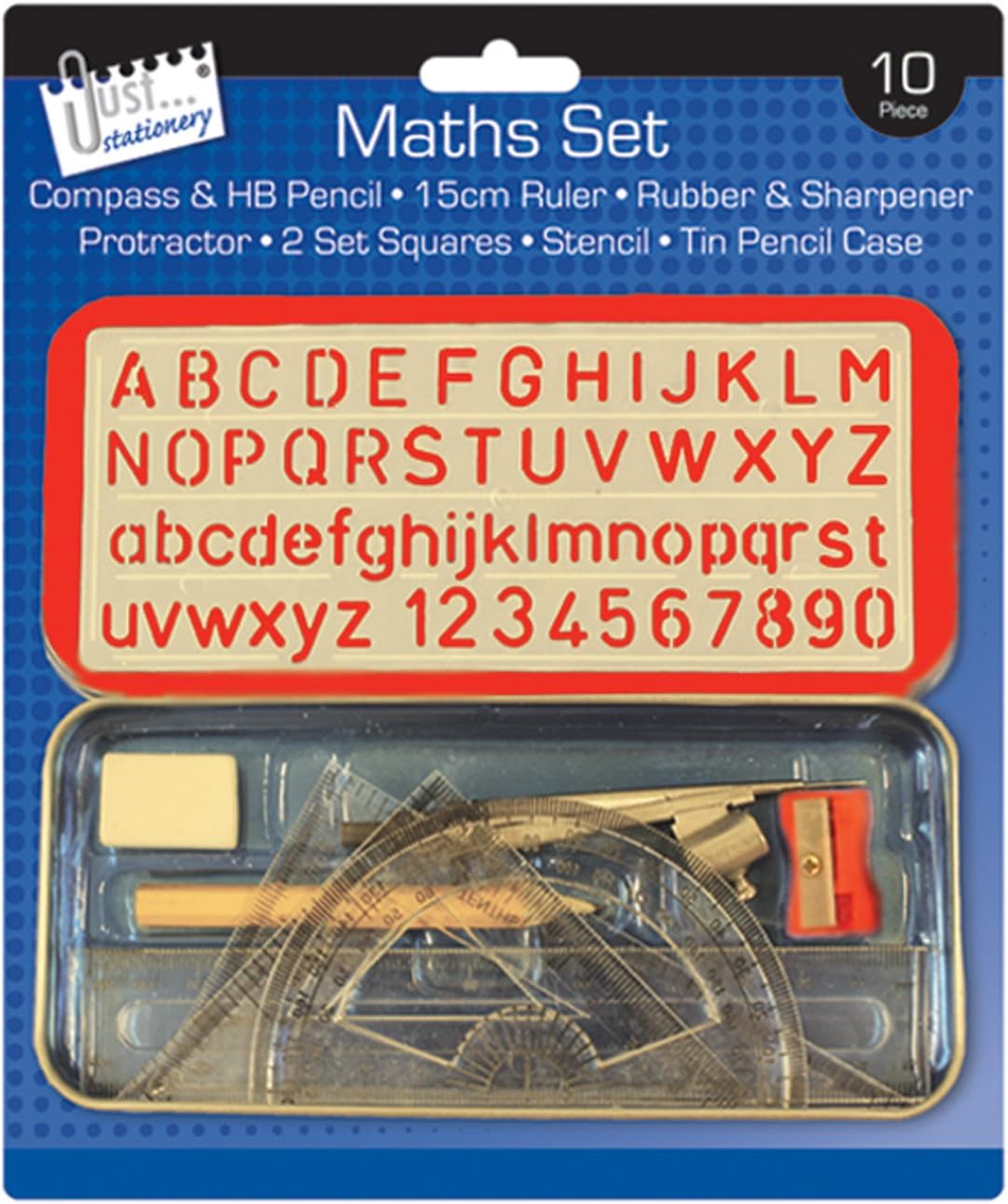 10 piece Geometry Math Set- Ideal For Exams – CK Collection Ltd