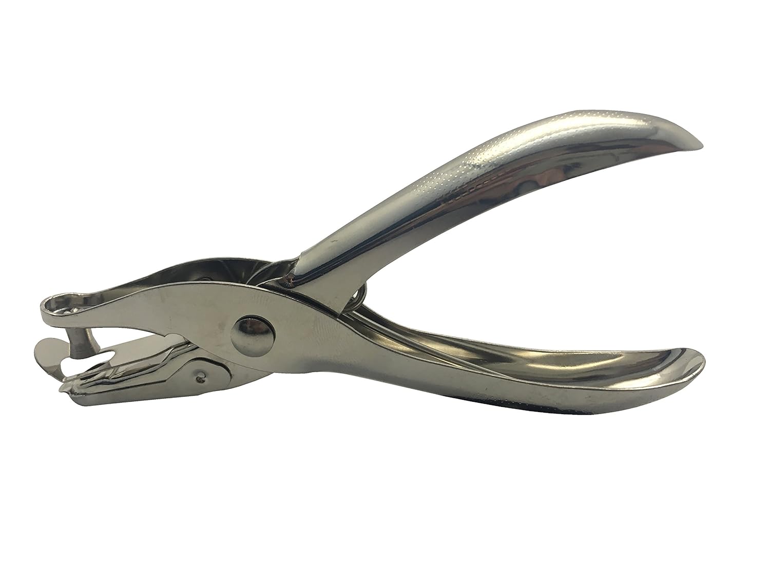 Single One Hole Punch - Metal Hand Held Puncher Perforator