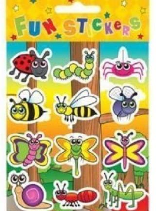 Insect Stickers (12 Strips of 12)