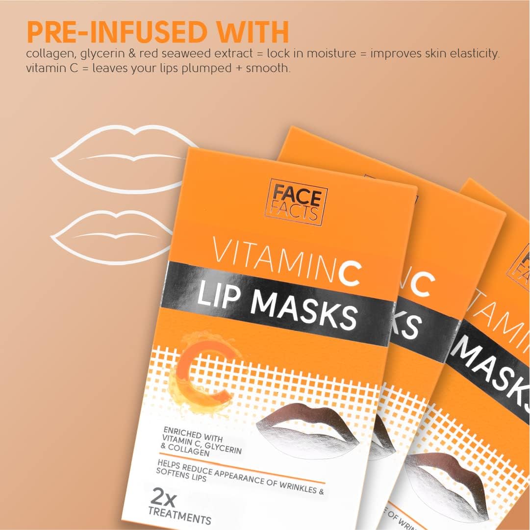 Face Facts Vitamin C Lip Mask 2 Pack
