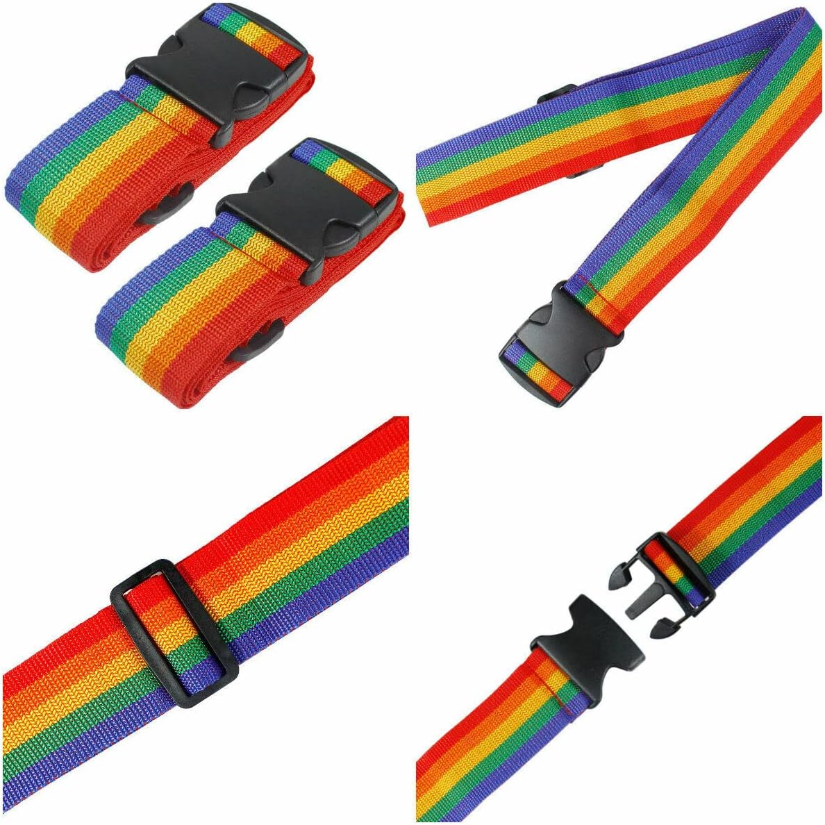 2 x Luggage Strap for Suitcases