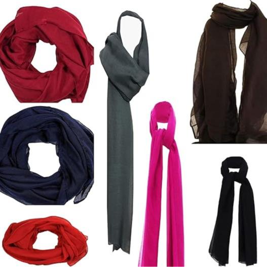 Ladies Fashion Large Maxi Long Wide Plain Viscose Scarf/Hijab Shawl/Wrap